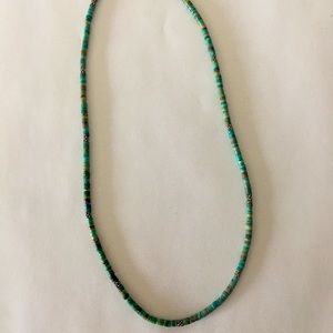 REAL turquoise & sterling silver necklace-
